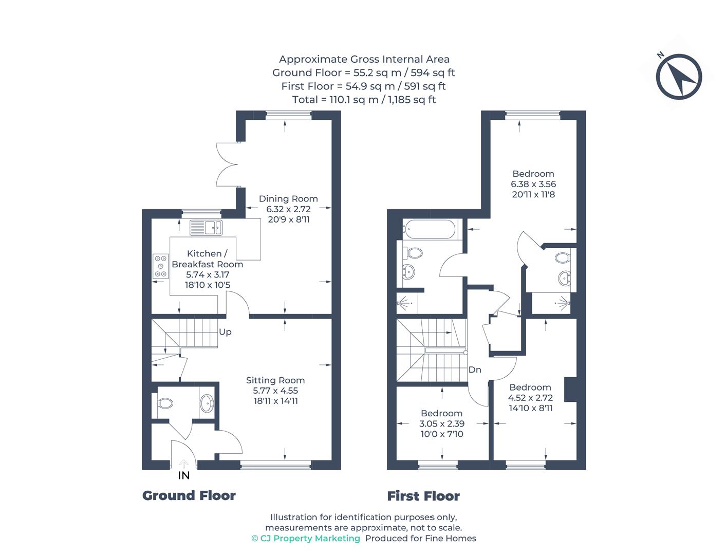 3, Fox Lane, Milton Keynes floorplan