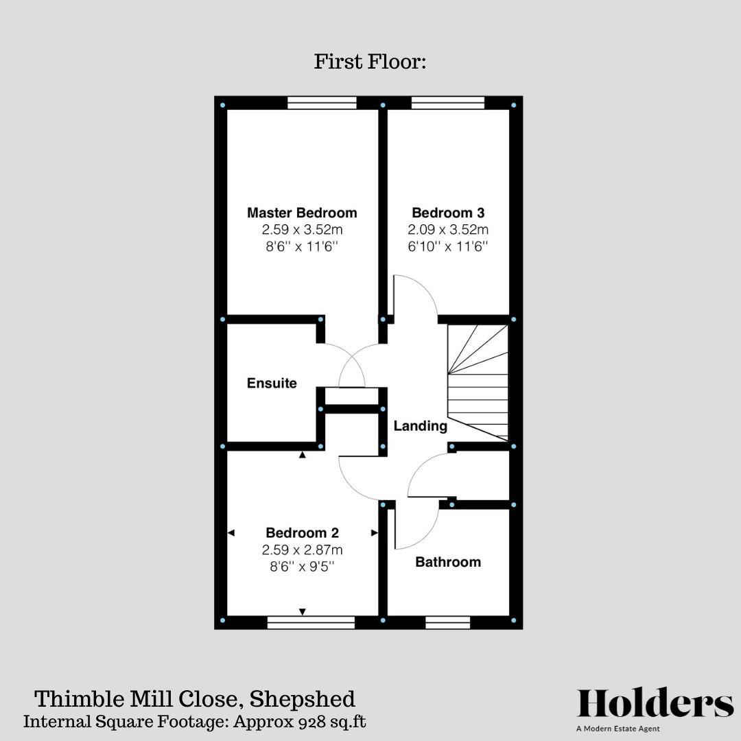 Plot 10 Blackbrook Meadow, Oakley Road, Shepshed floorplan