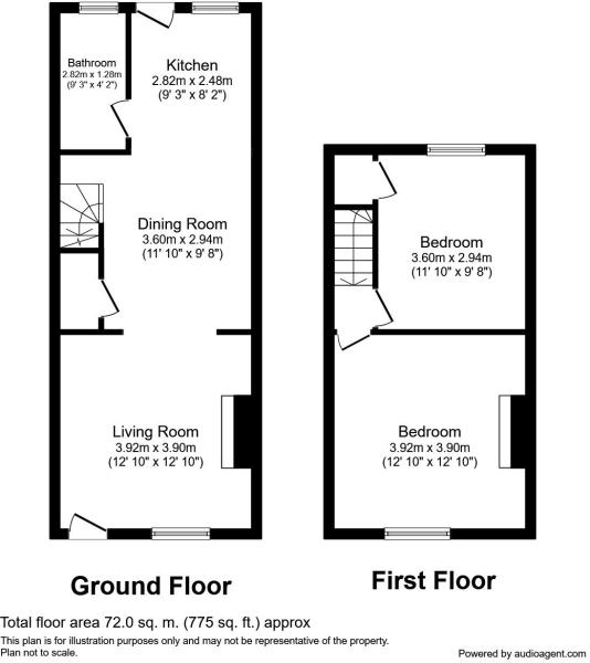 2 Bedrooms Terraced house for sale in Emily Street, Pontefract, West Yorkshire WF9