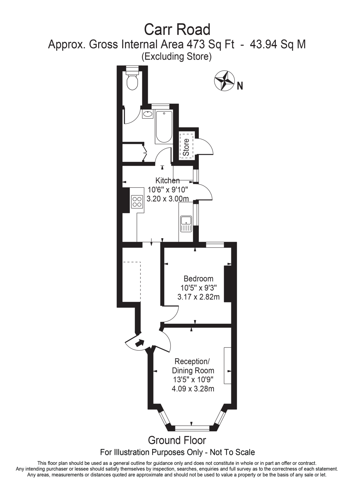 63, Carr Road, Walthamstow floorplan