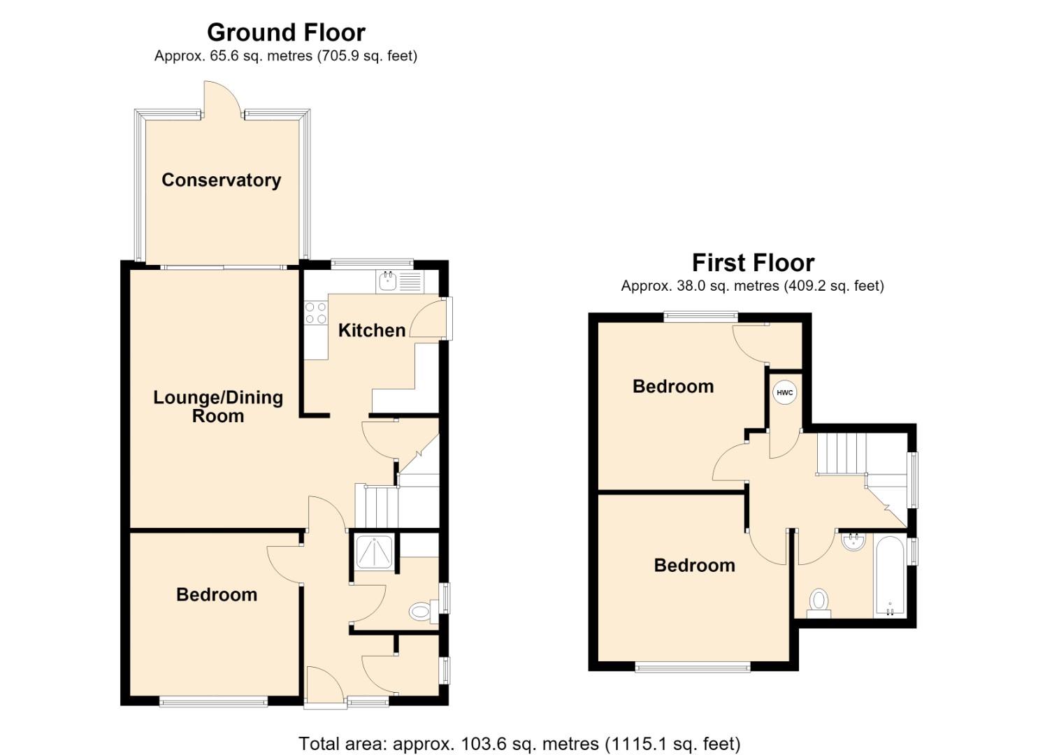 69, Cedar Crescent, Romney Marsh floorplan