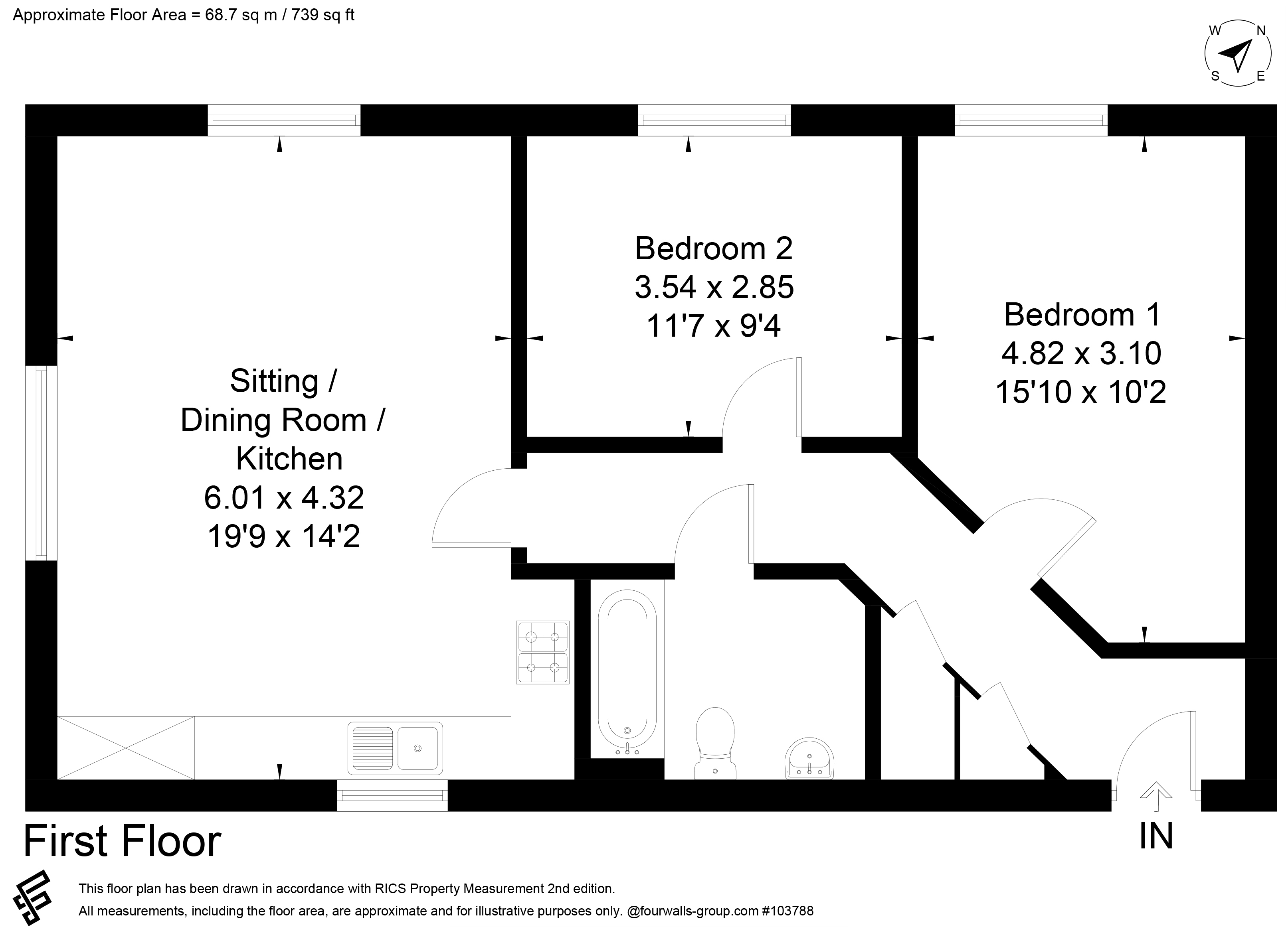 Kelmscott Court, Kelmscott Way, Bognor Regis, Bognor Regis floorplan