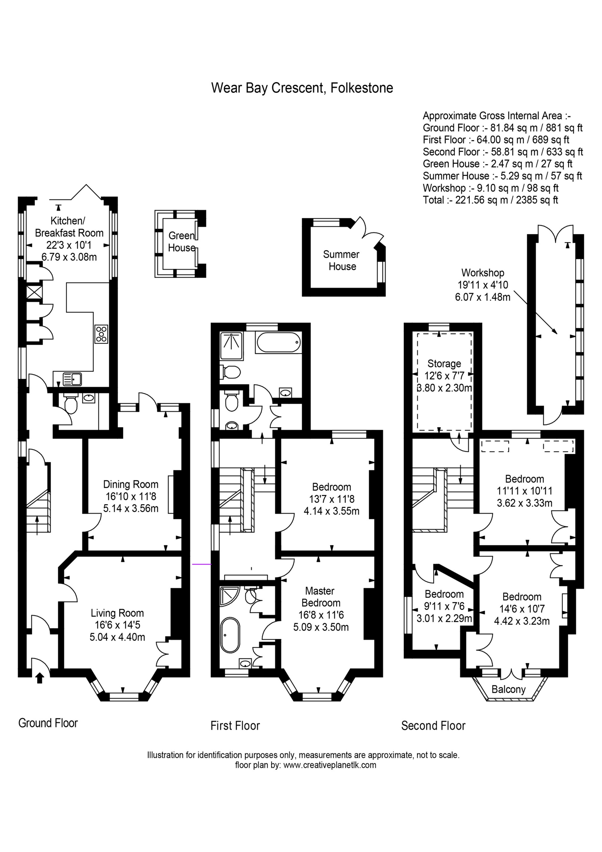 15, Wear Bay Road, Folkestone floorplan