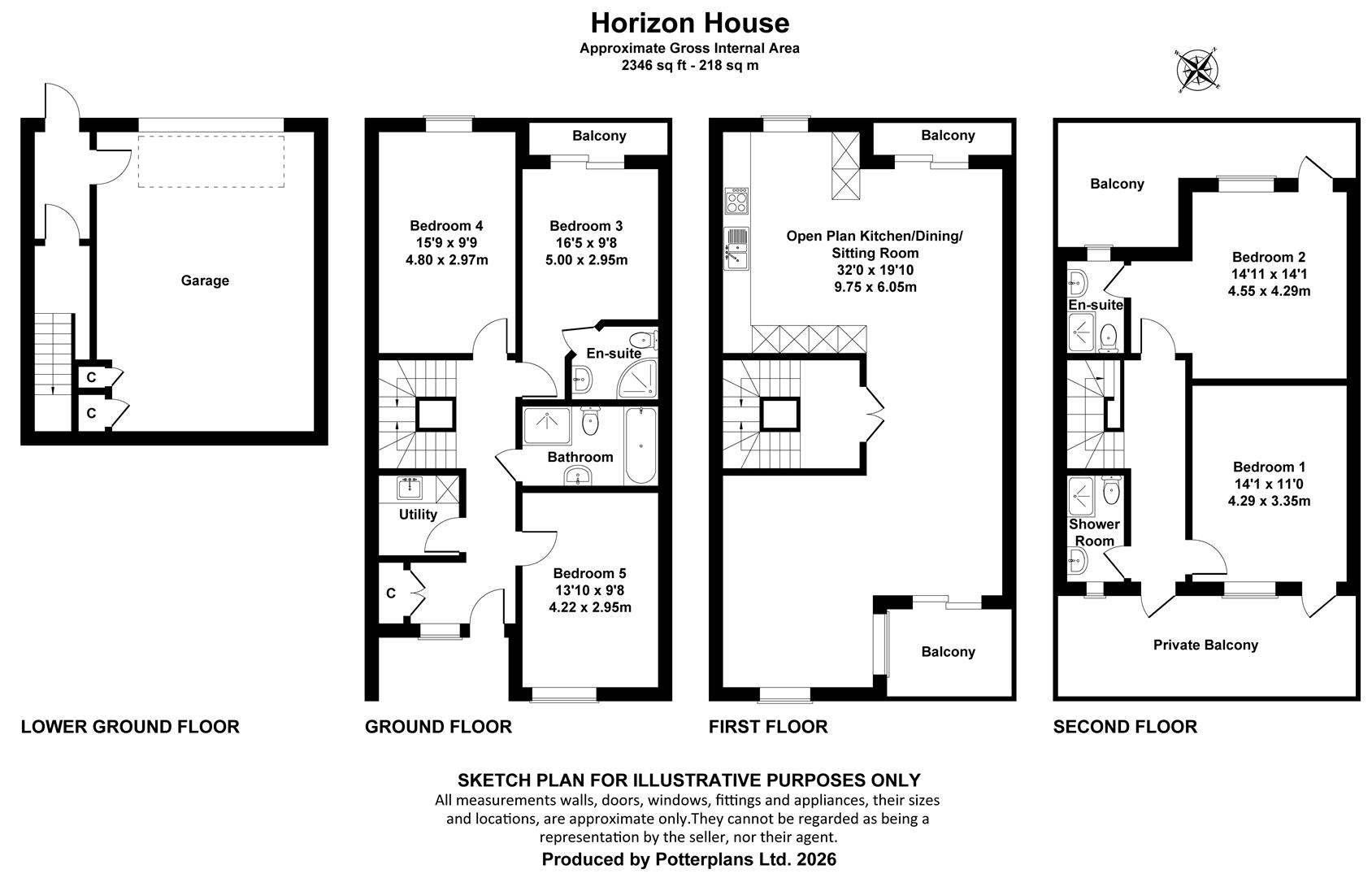 Horizon House,, 35C Culver Parade, Sandown floorplan