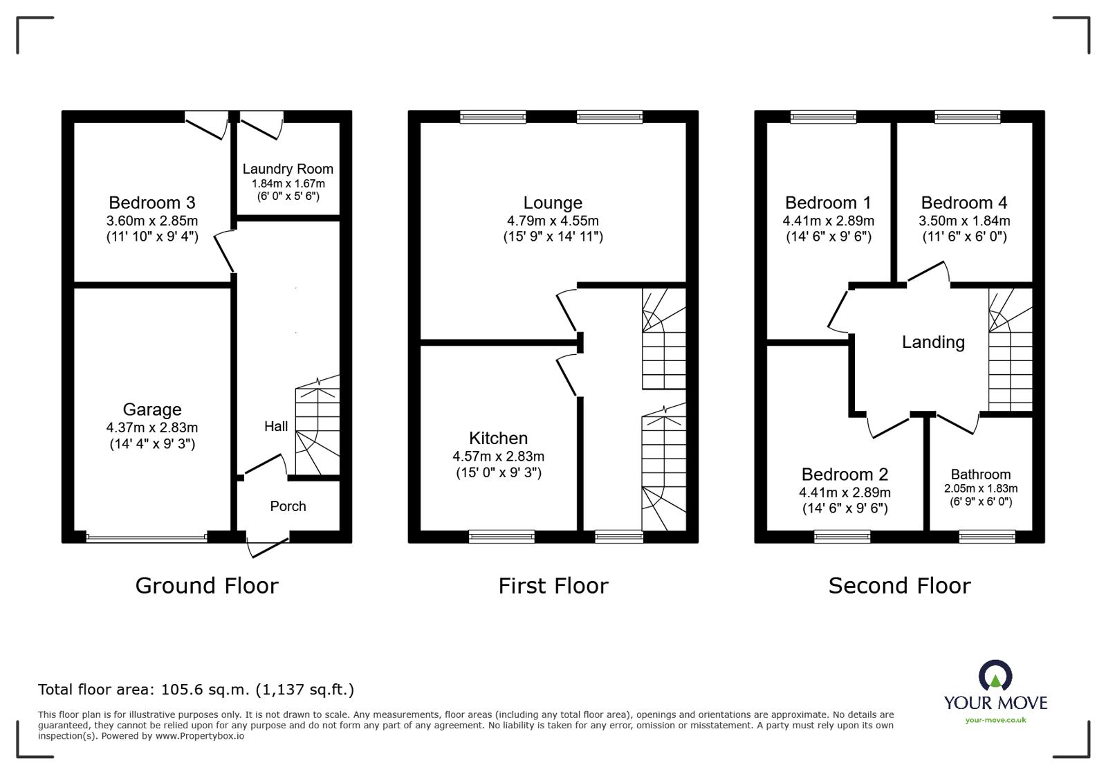 58, Inkerman Street, West Midlands floorplan