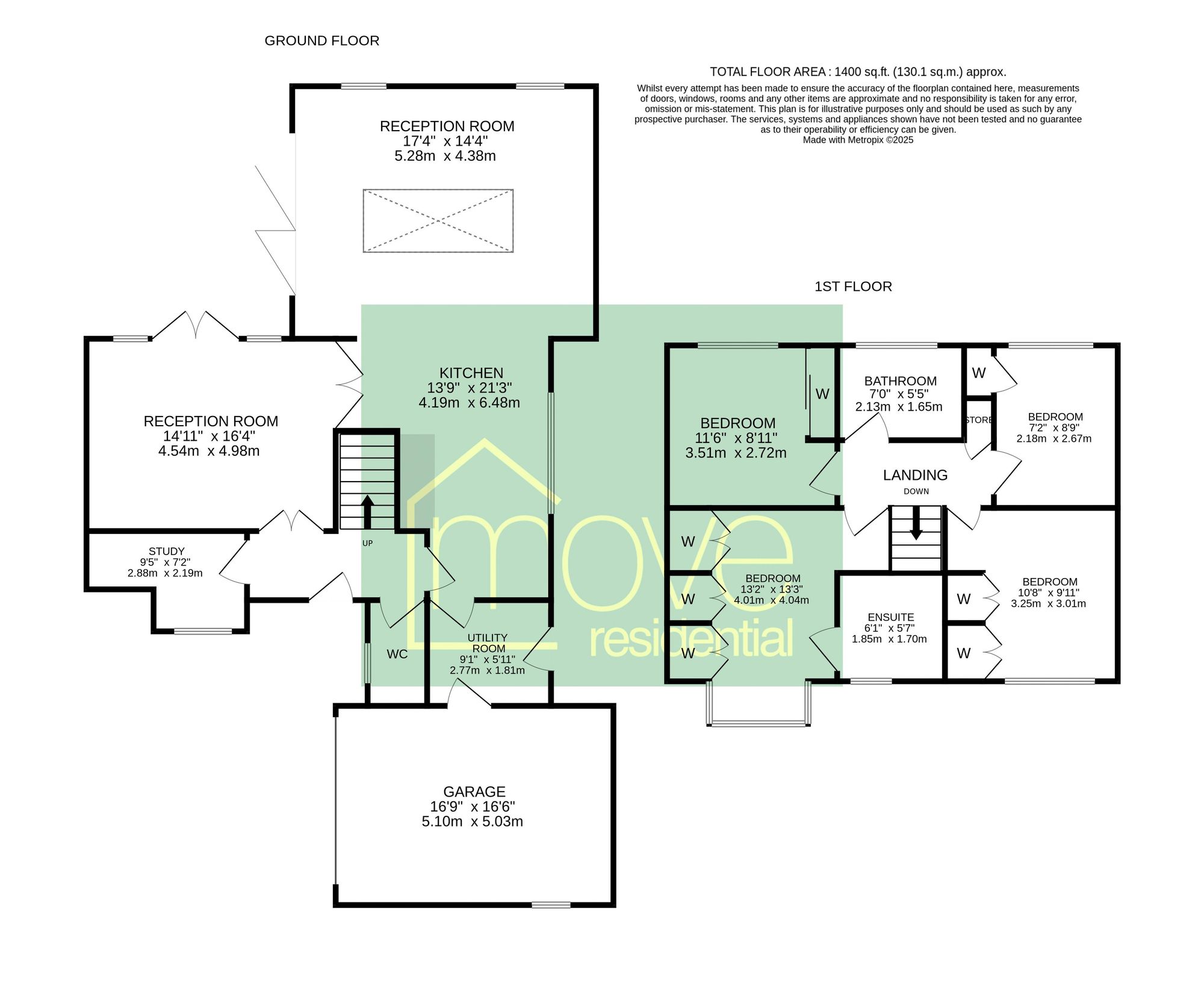 6 Aston Close, Prenton floorplan