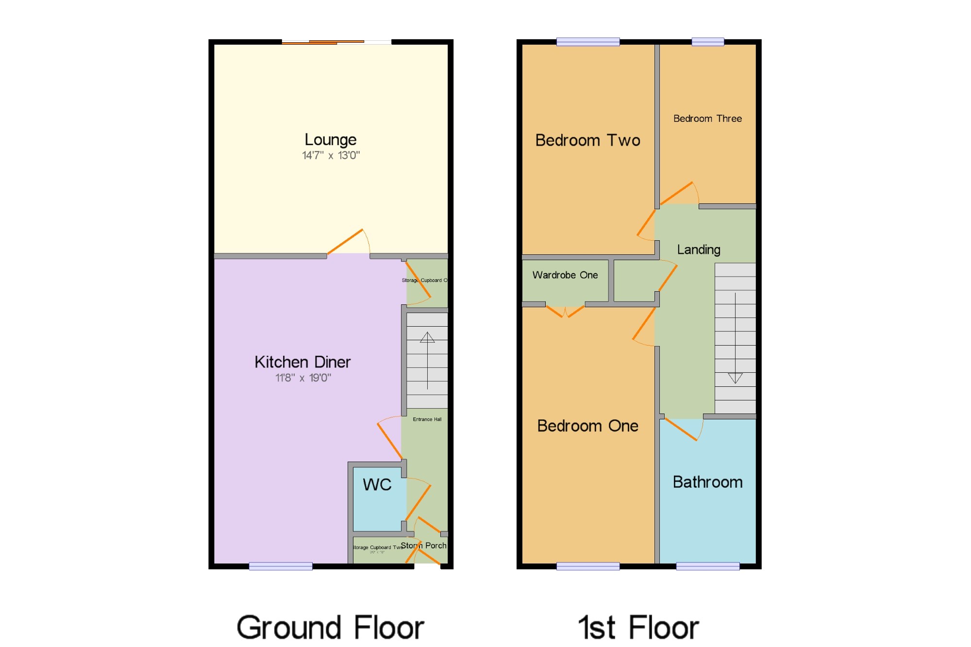 3 Bedrooms Terraced house for sale in Wainers Croft, Greenleys, Milton Keynes, Buckinghamshire MK12