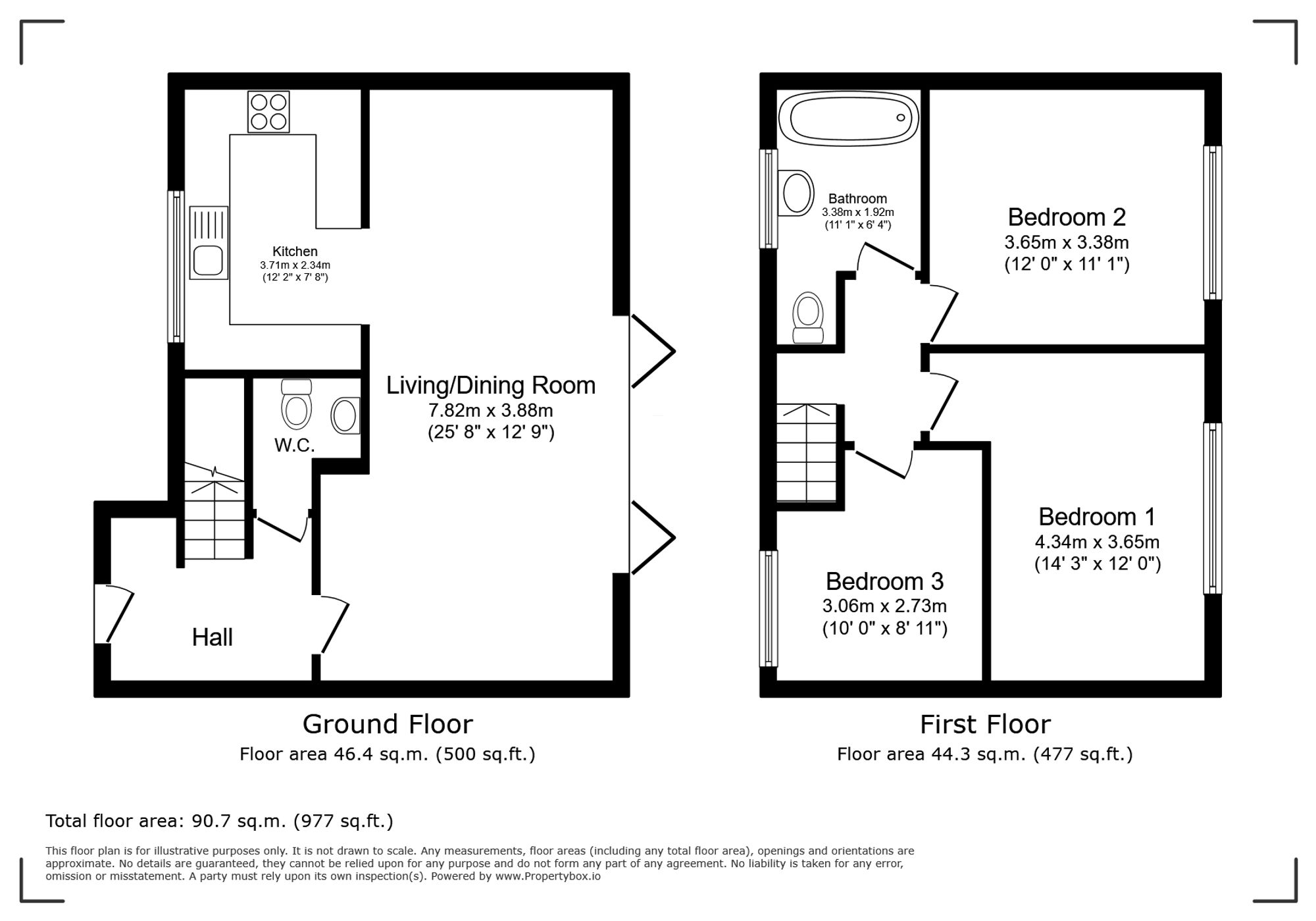 65 Kilnmead, Crawley floorplan