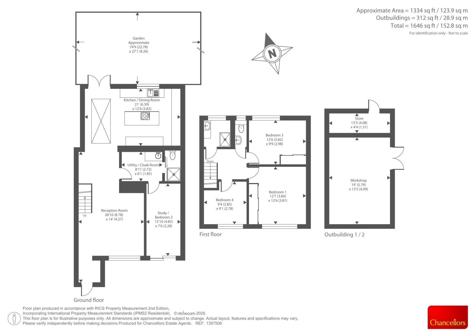 58 TOTTERIDGE DRIVE, High Wycombe, High Wycombe floorplan