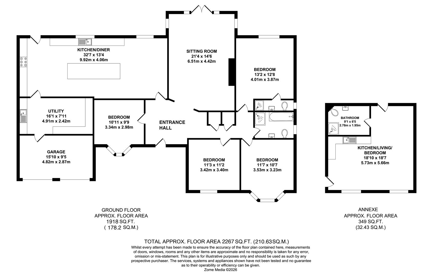 25, Castle Dene, Maidstone floorplan