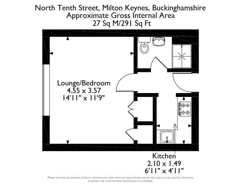126, North Tenth Street, Milton Keynes floorplan