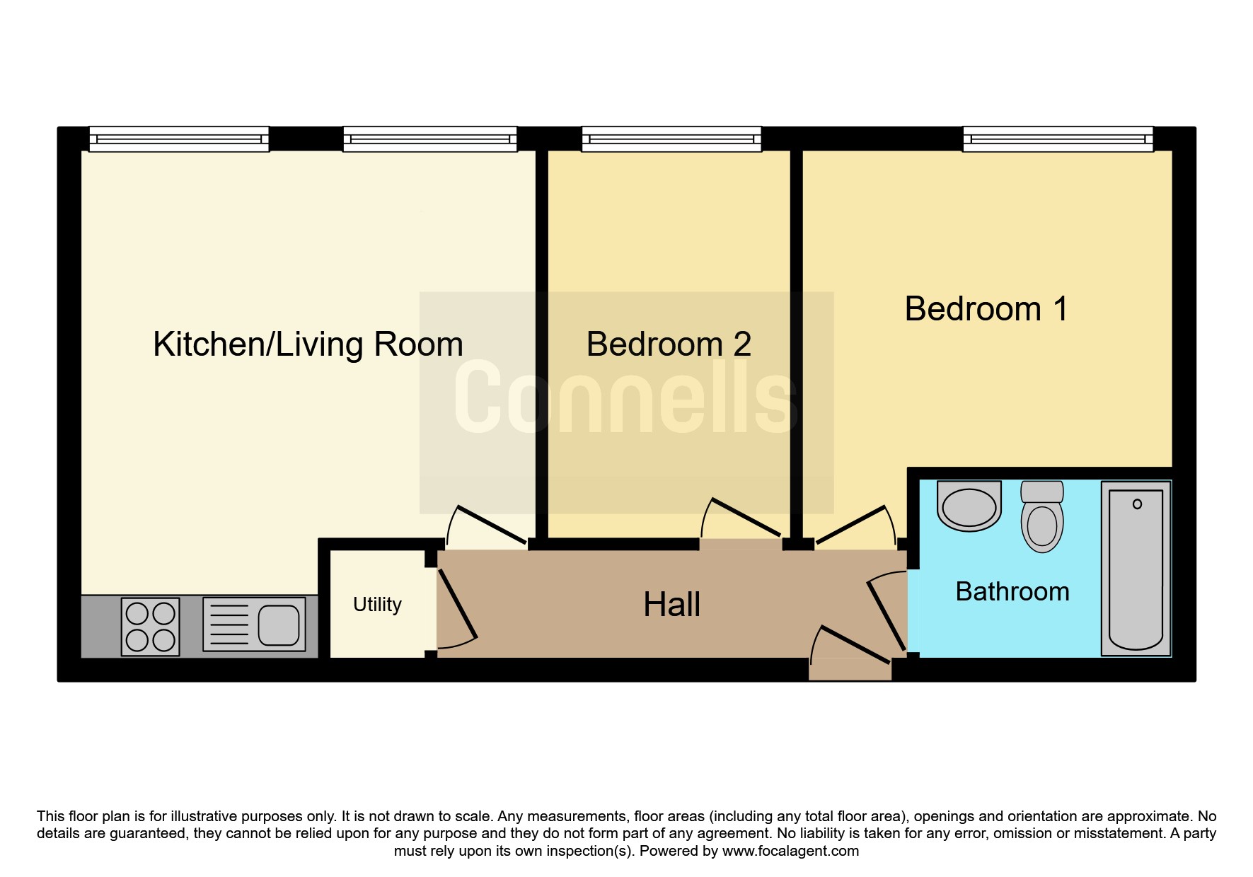 Apartment 194, Brindley House, 101, Newhall Street, Birmingham floorplan