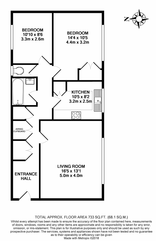 Warren Court, 10 Castlebar Park London, Ealing floorplan