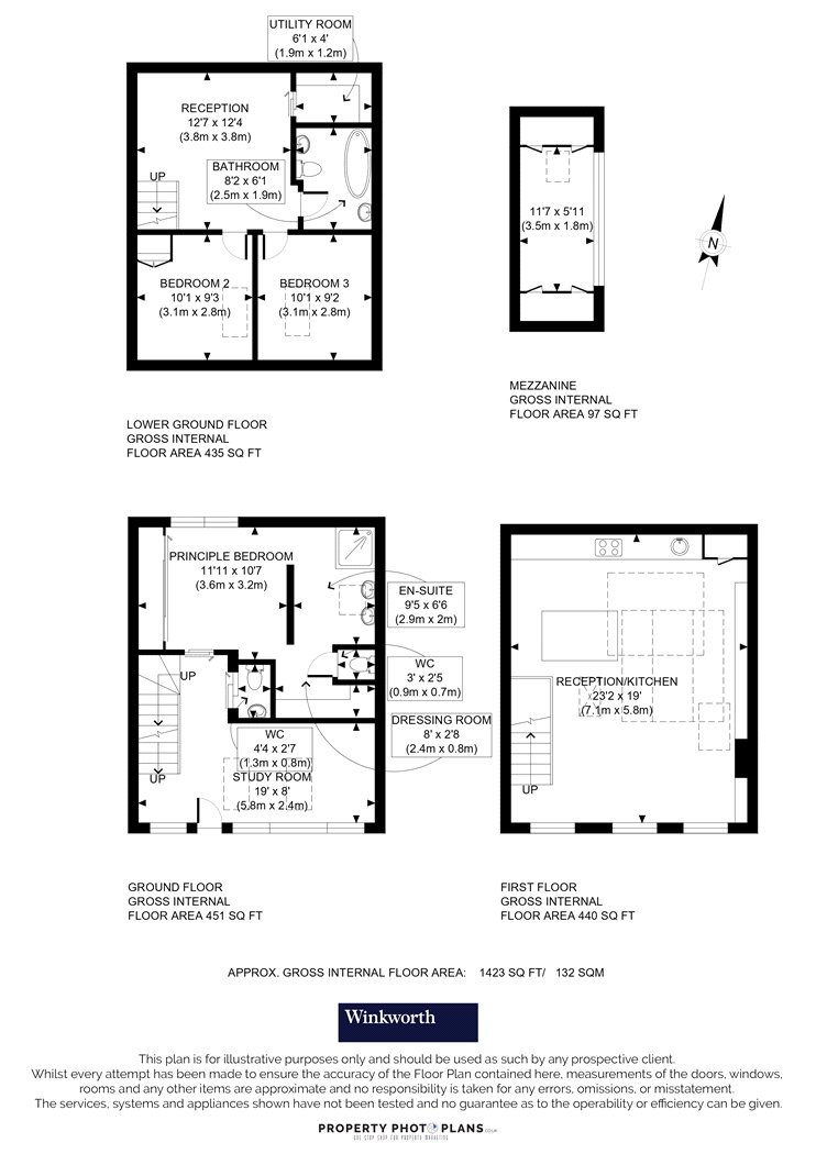 16, Colville Mews, London floorplan