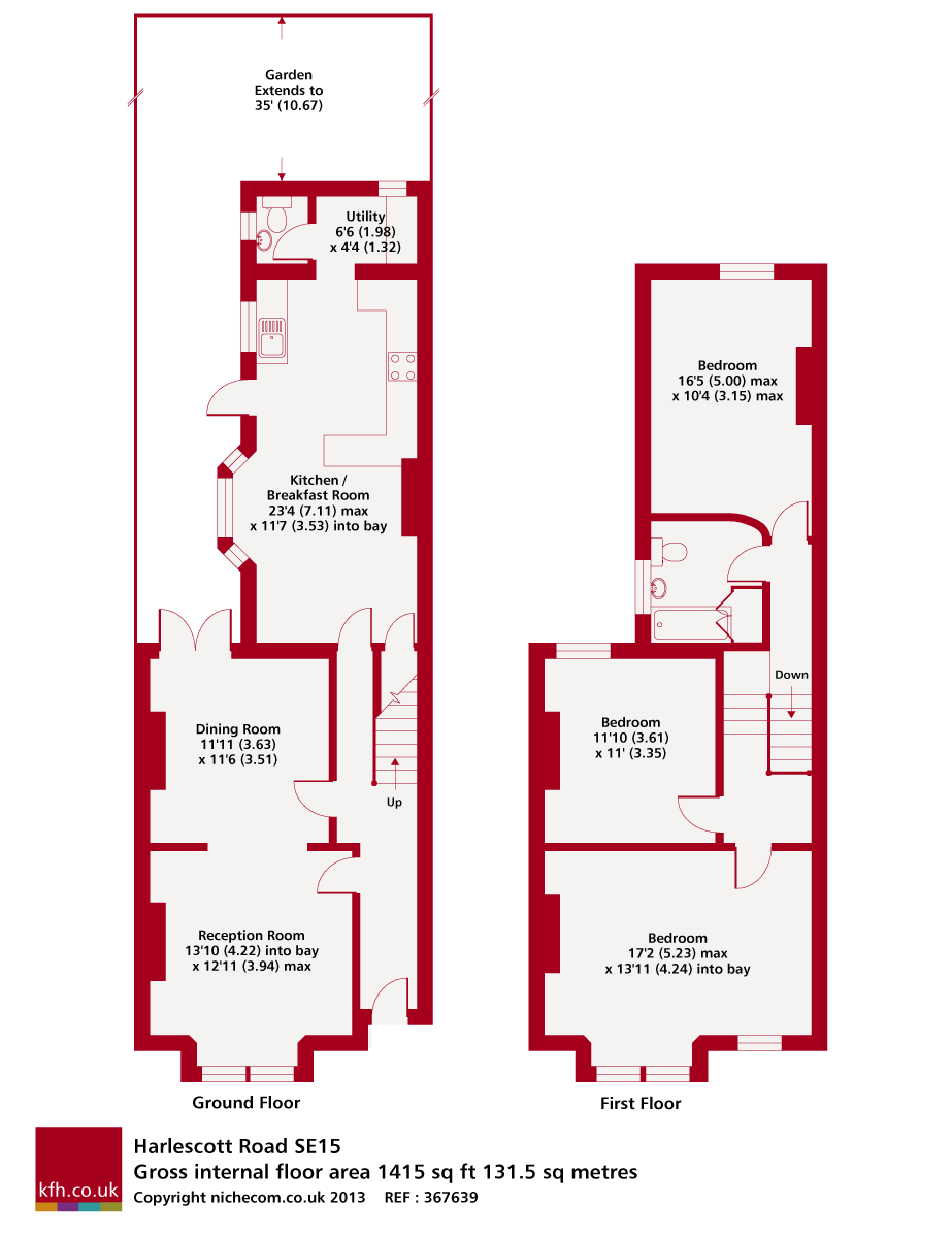 Free property report 26 Harlescott Road, London, SE15 3BZ Chimnie