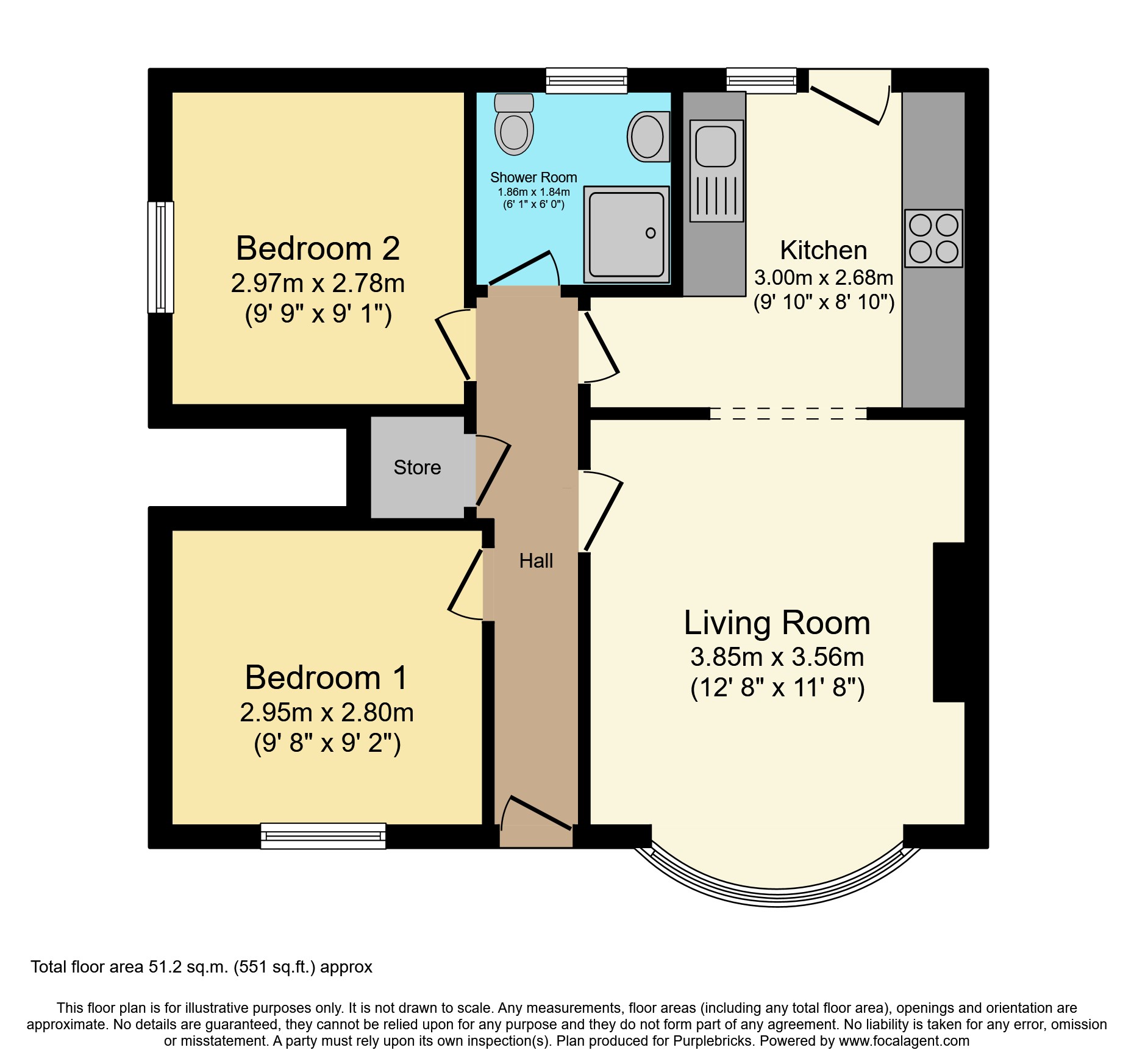 51, Bingfield Gardens, Newcastle upon Tyne floorplan