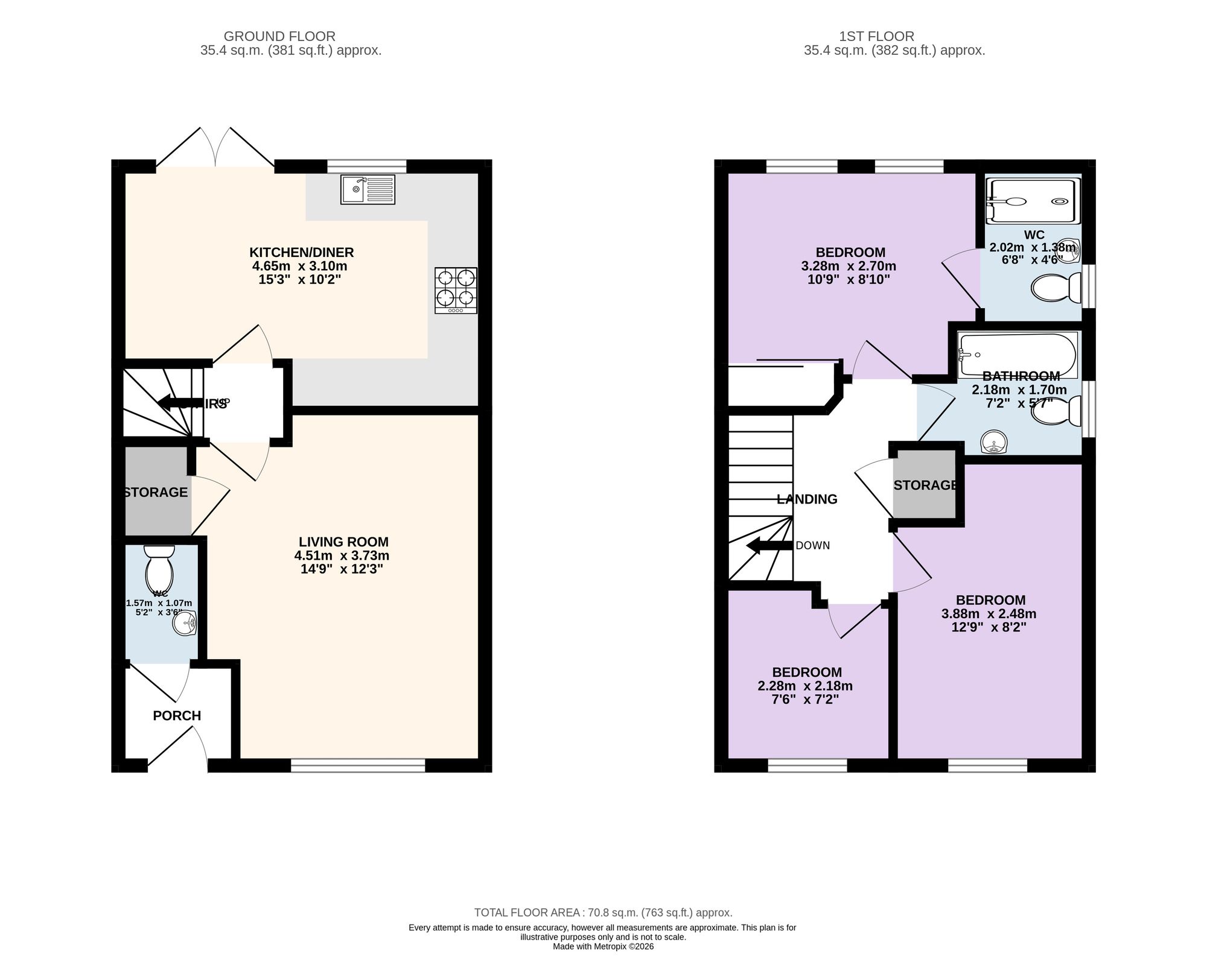 101 Bainbridge Road, Preston floorplan