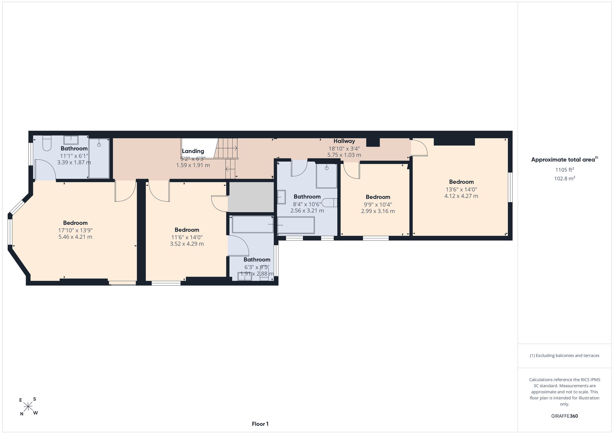 163 London Road, Cheltenham floorplan