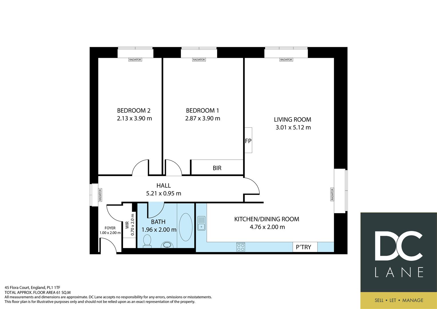 Flora Court, Plymouth floorplan