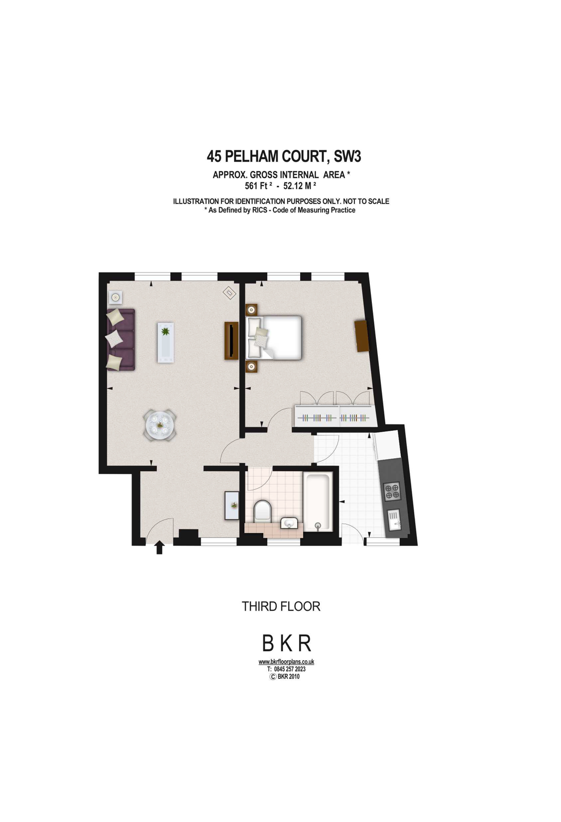 Fulham Road, London SW3 floorplan