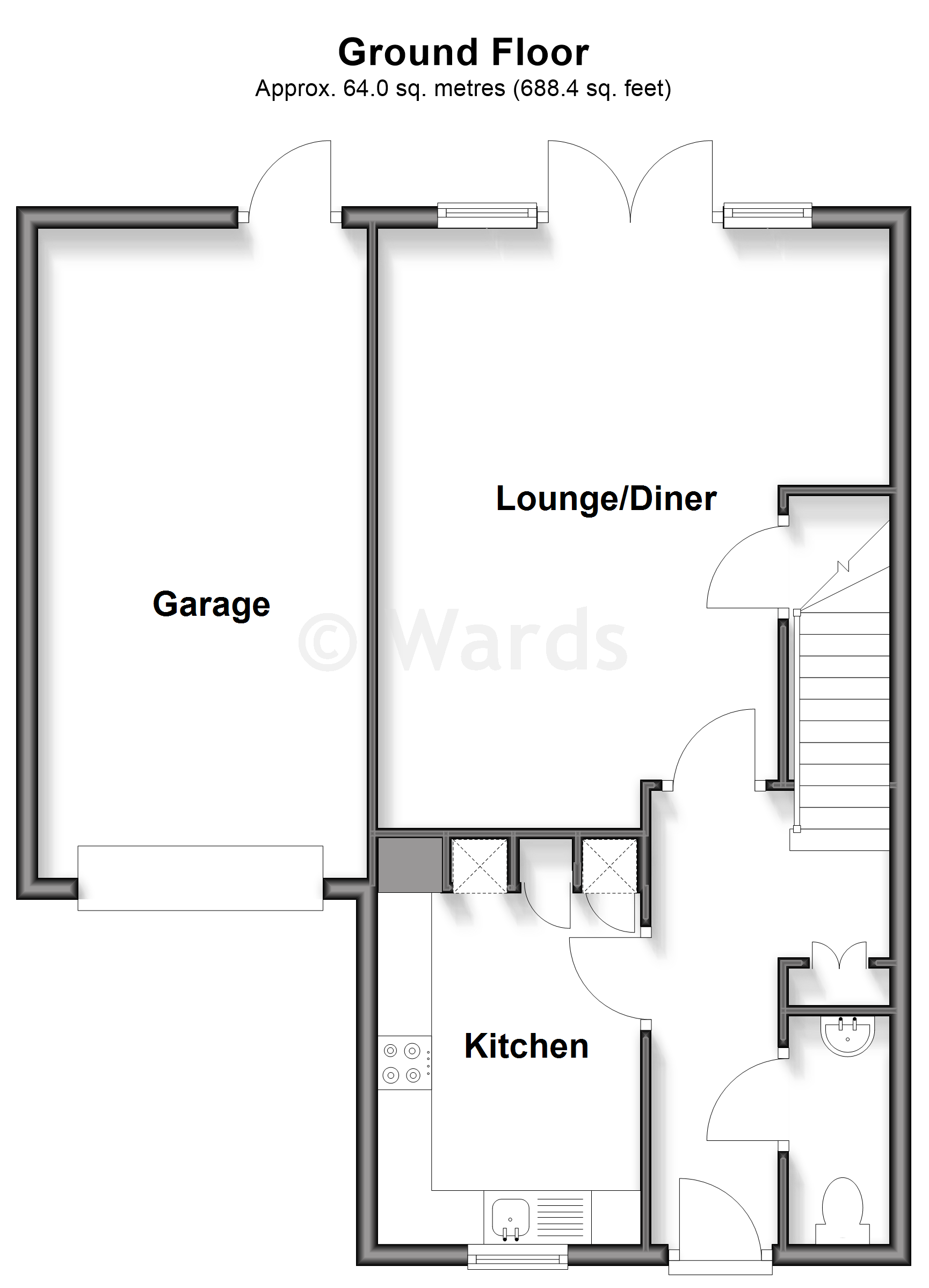 10, Berry Drive, Snodland floorplan