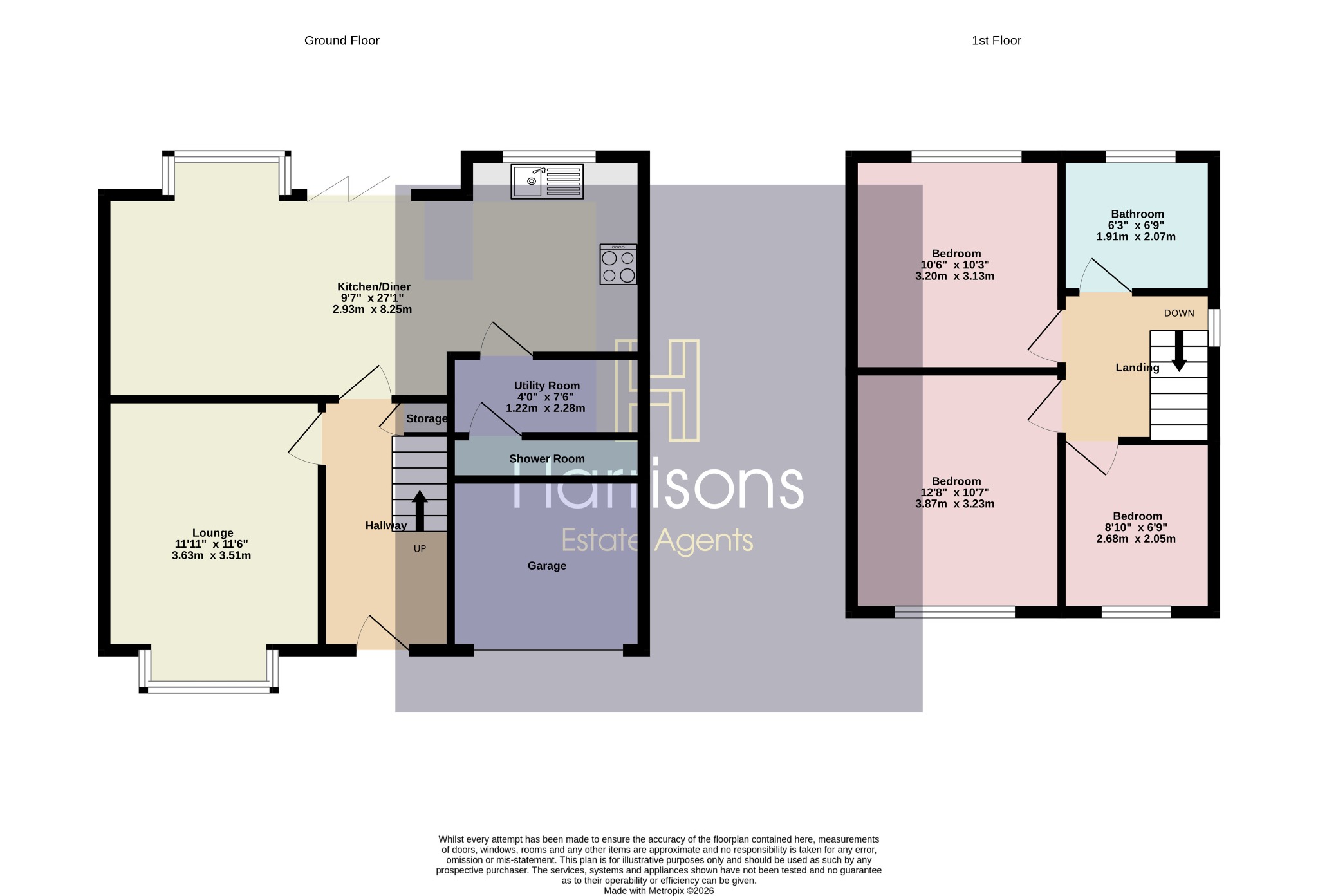 10 Grove Street, Kearsley, Lancashire floorplan