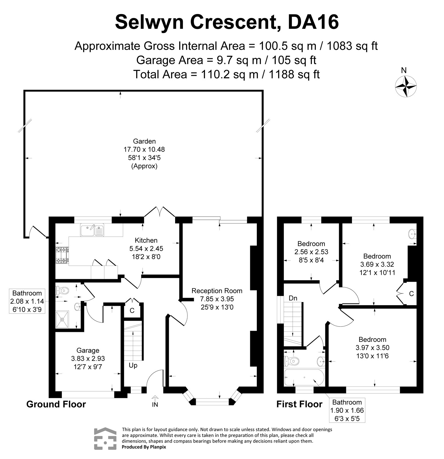 Selwyn Crescent, Kent floorplan