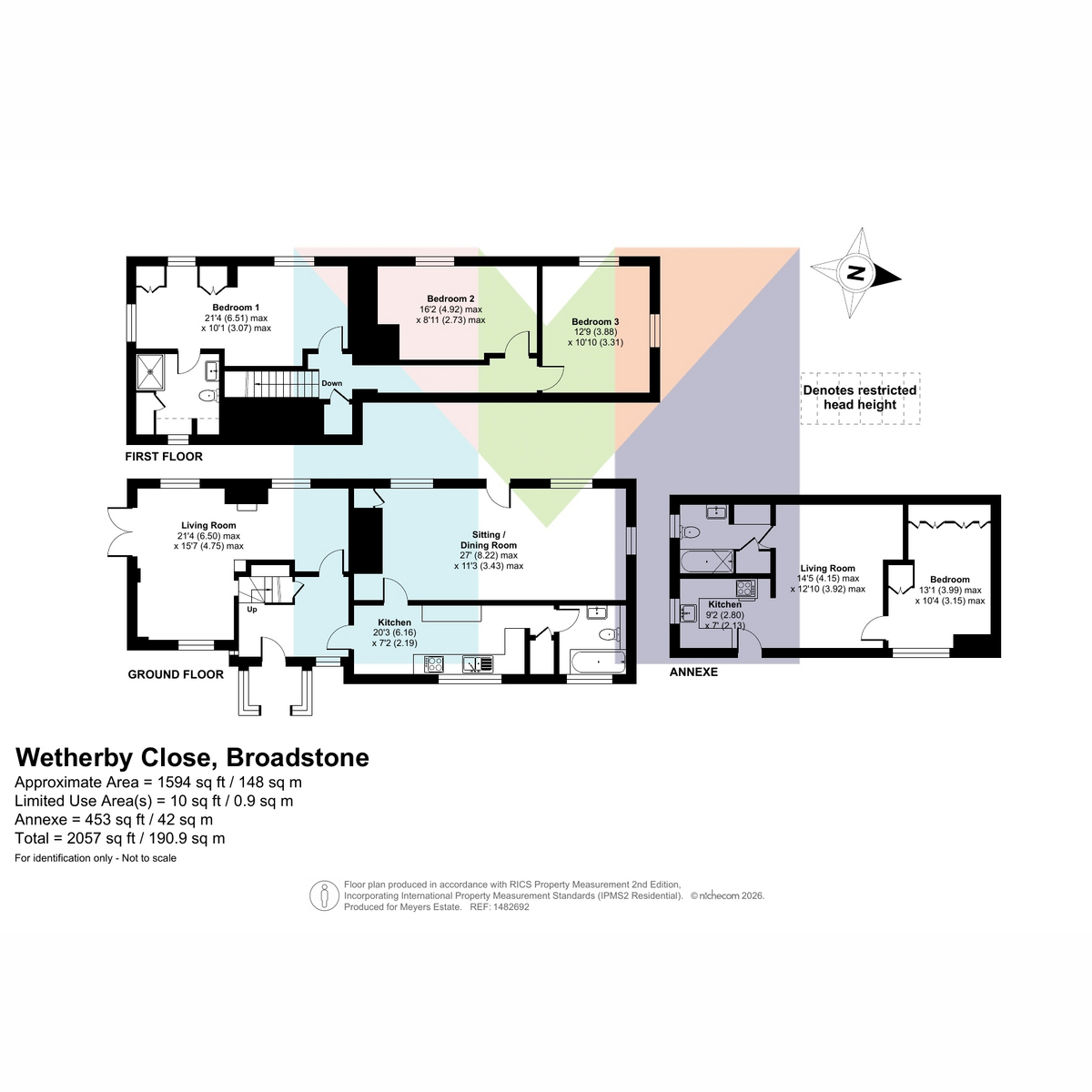 18, Wetherby Close, Broadstone floorplan