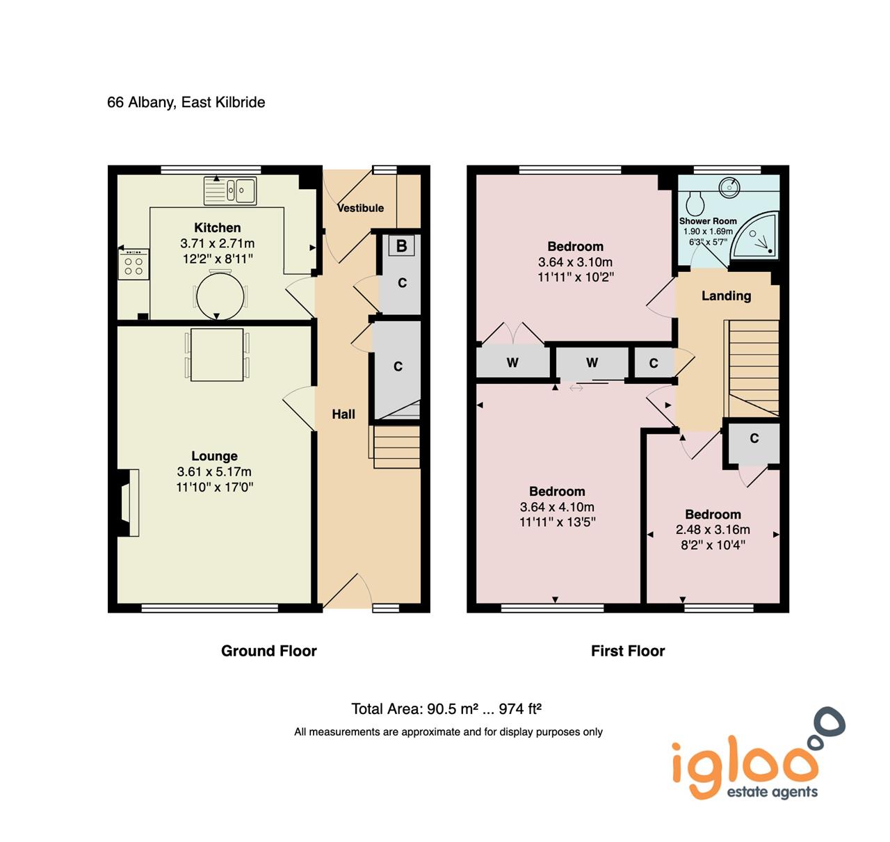 66, Albany, East Kilbride floorplan