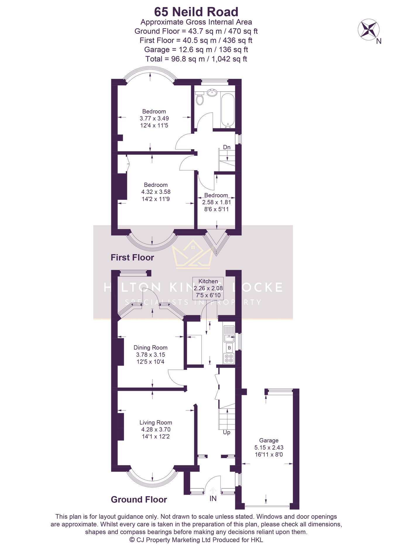 65, Nield Road, Hayes floorplan