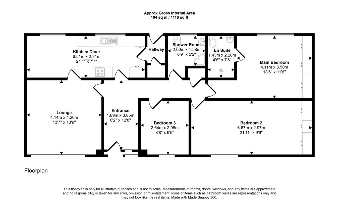 1, Borlum Road, Inverness floorplan