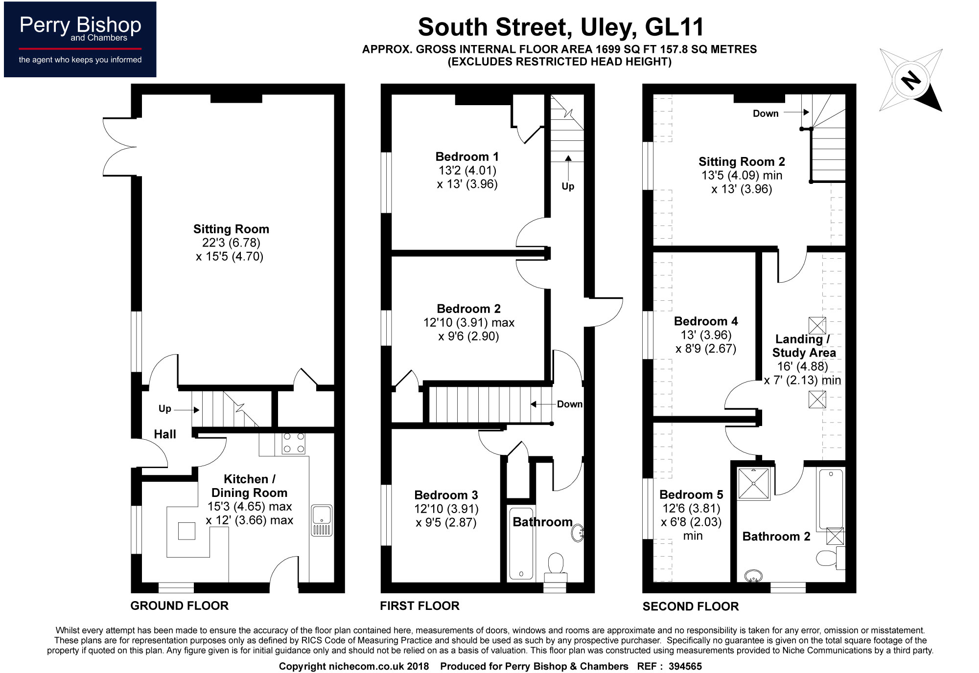 5 Bedrooms Link-detached house for sale in South Street, Uley, Dursley GL11