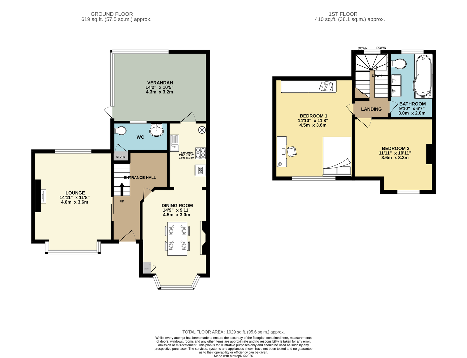 76, Sycamore Road, Birmingham floorplan
