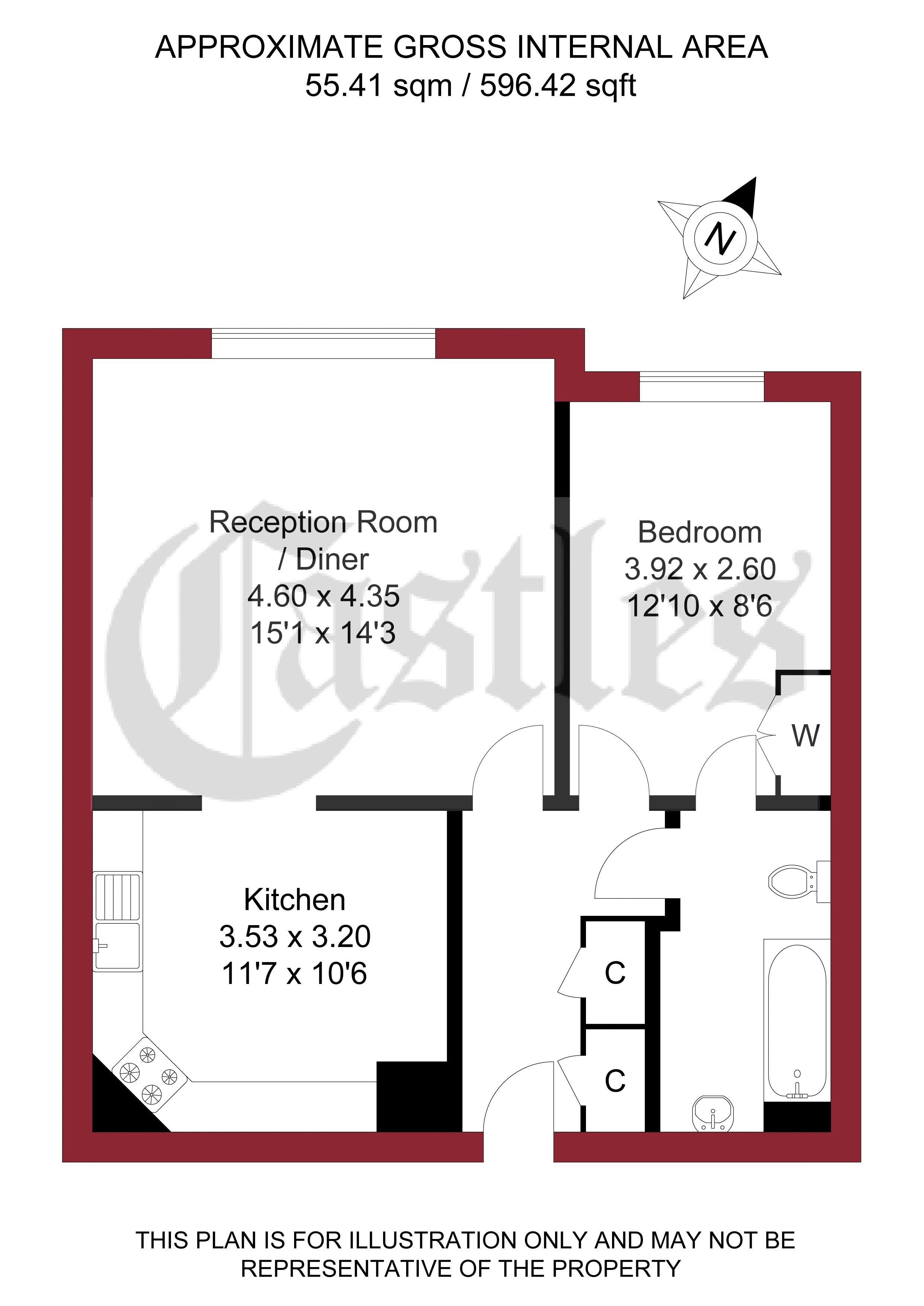 Winkfield Road, London N22, 1 bedroom flat for sale 65103557