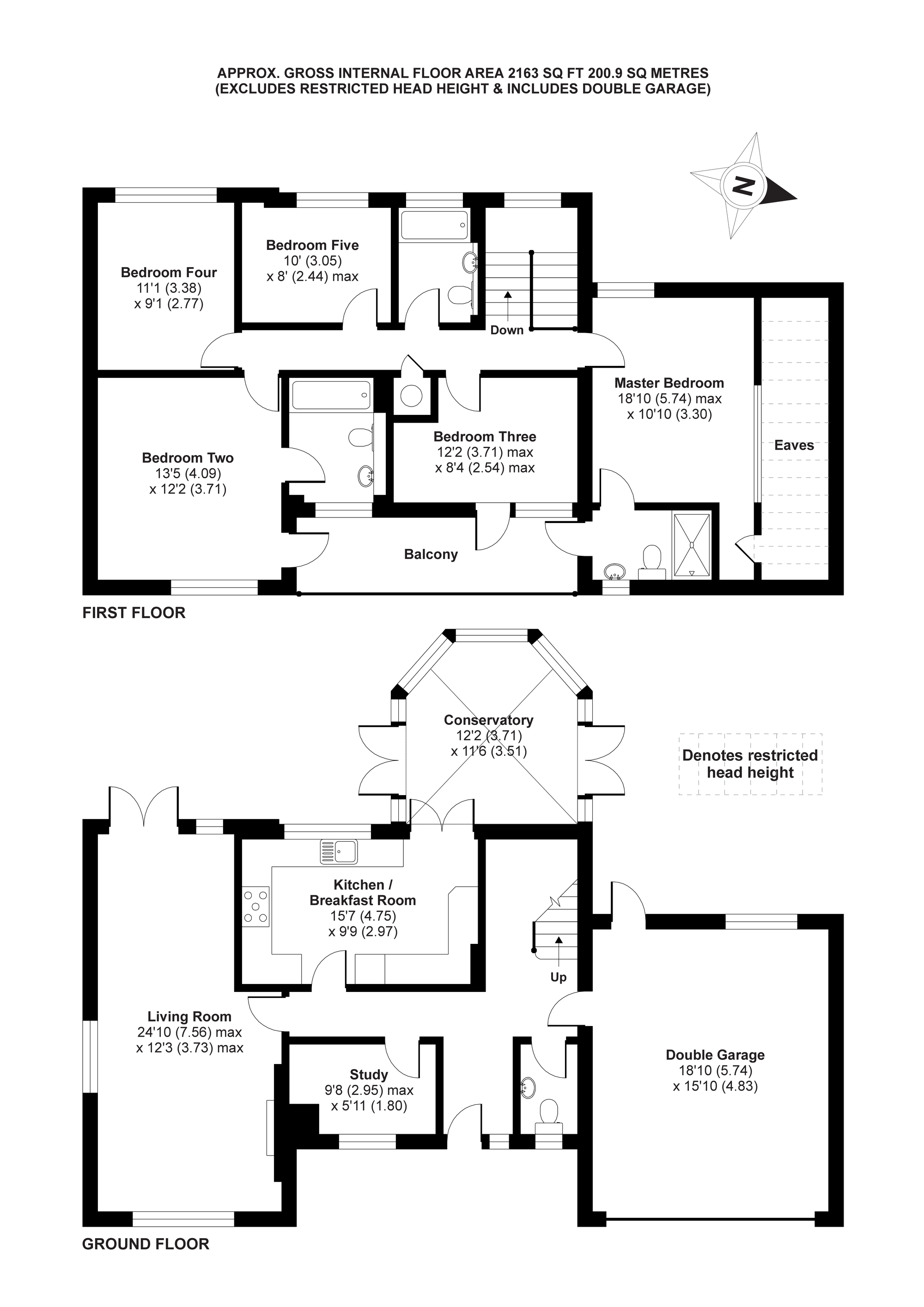 5 Bedrooms Detached house for sale in The Maultway, Camberley, Surrey GU15