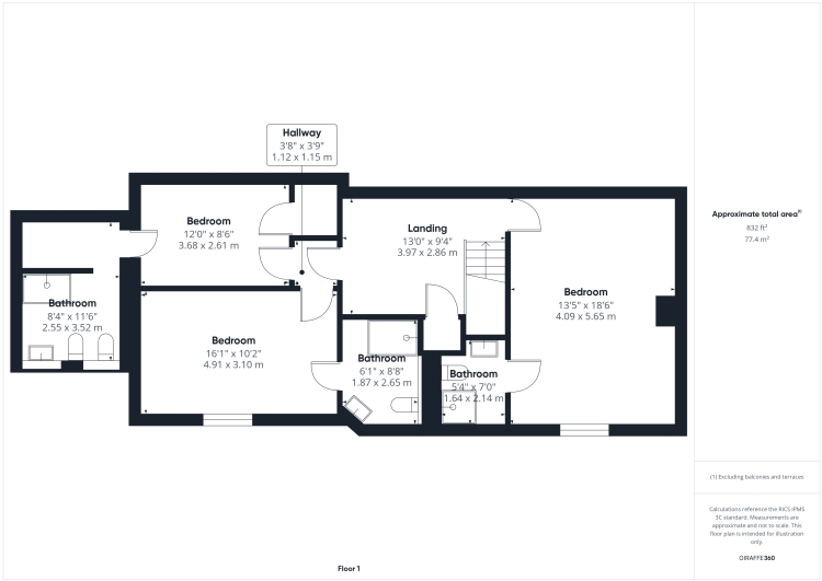 The Coach House, 1 Aberford Road, Leeds floorplan