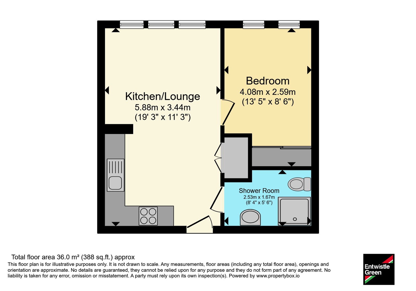 Apartment 317, 11, Mann Island, Merseyside floorplan