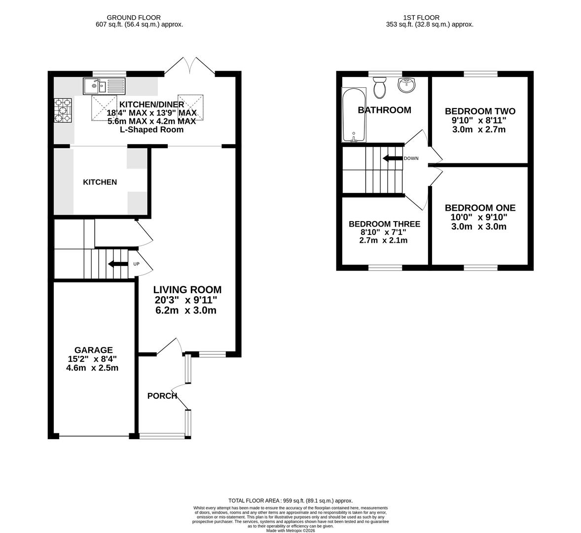 61, Southfield Avenue, Weymouth floorplan