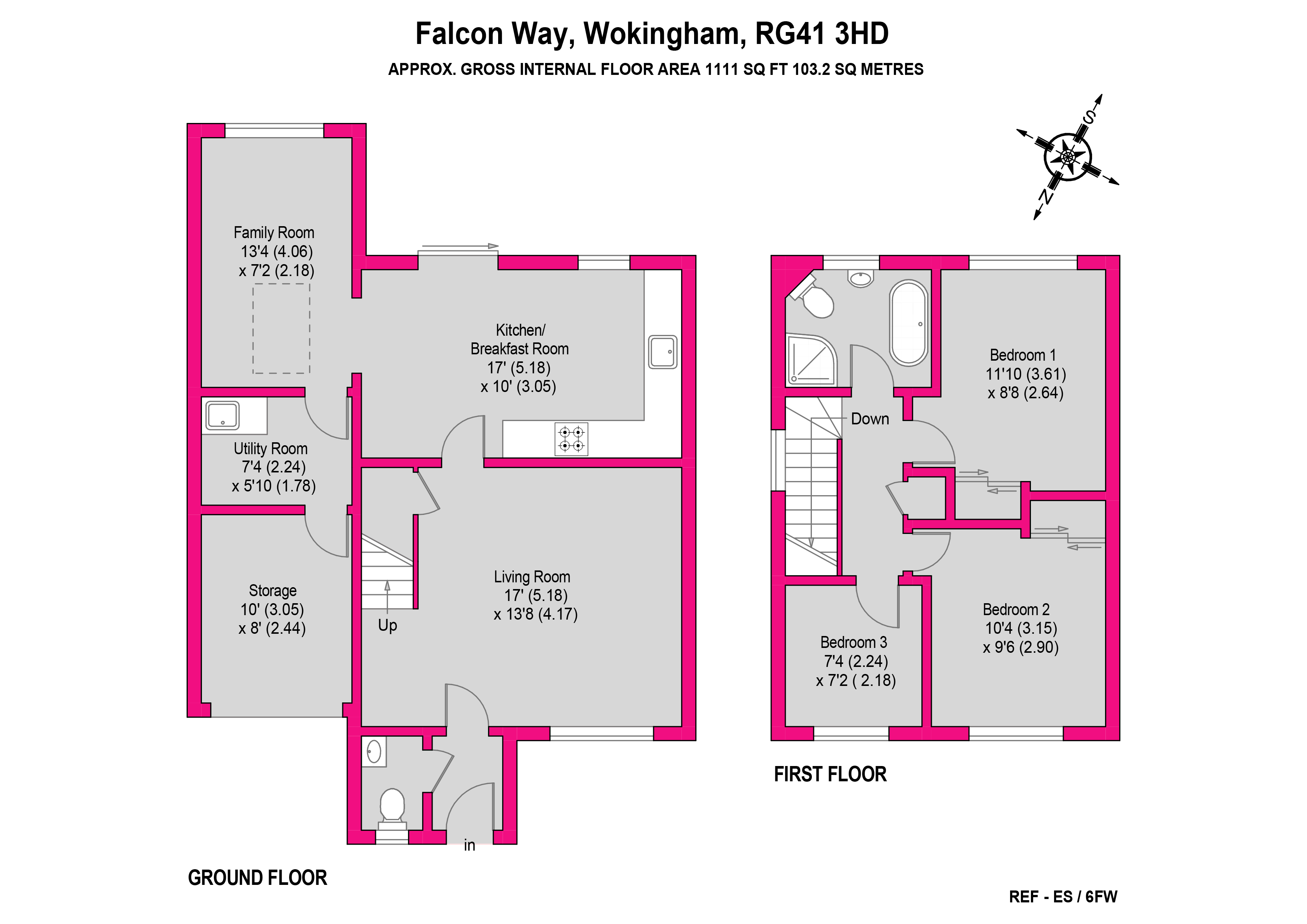 6, Falcon Way, Berkshire floorplan