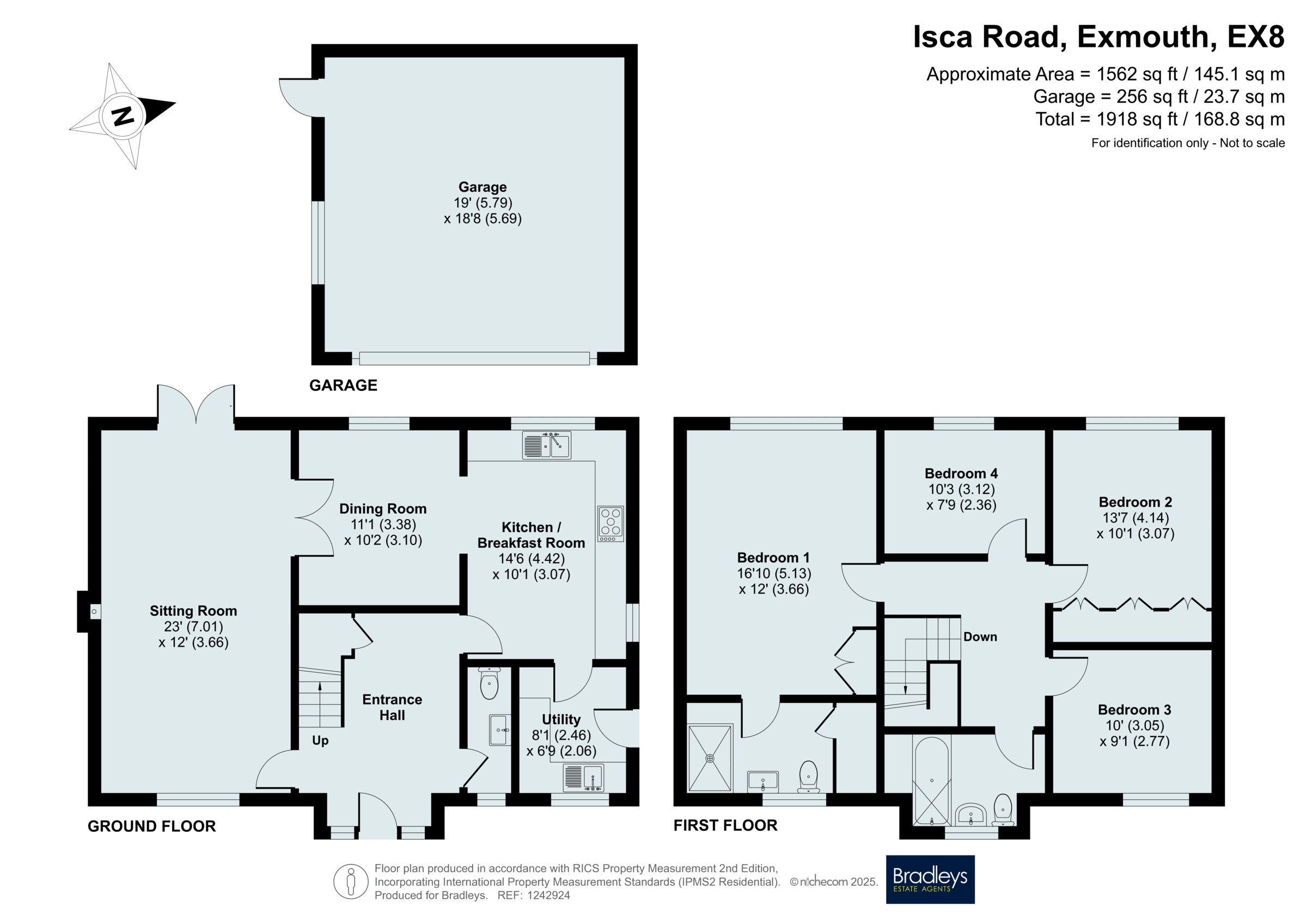 11, Isca Road, Exmouth floorplan