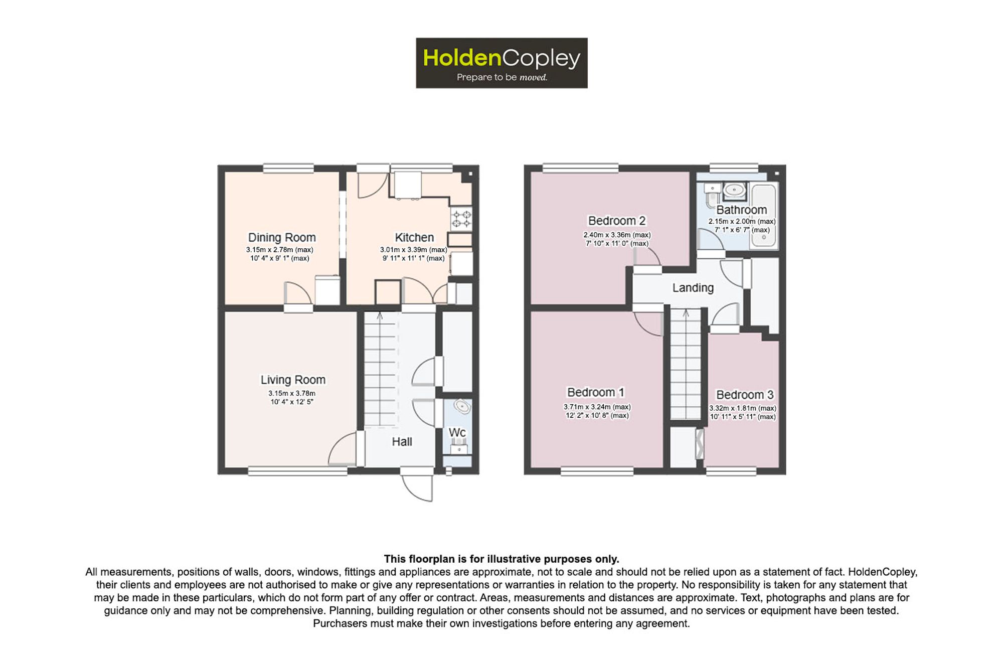 22 Paxton Gardens, Nottingham floorplan