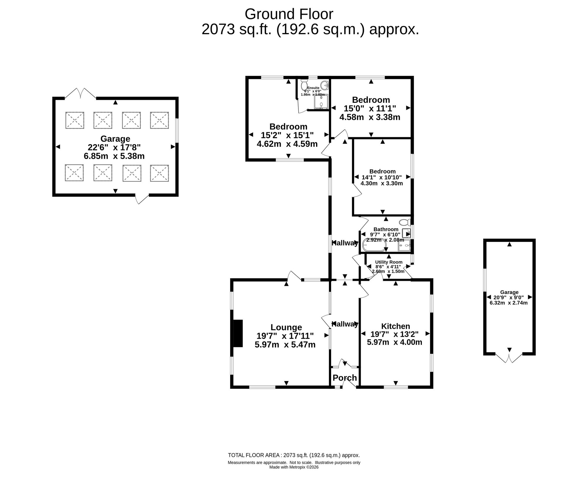 3 High Street, Newton Stewart floorplan
