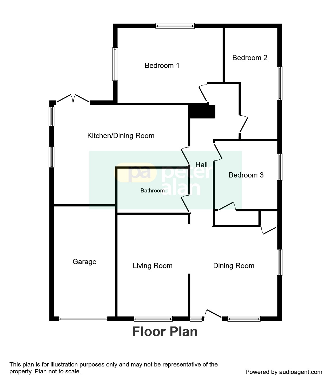 3 Bedrooms Detached bungalow for sale in Mount Pleasant Road, Pontnewydd, Cwmbran NP44
