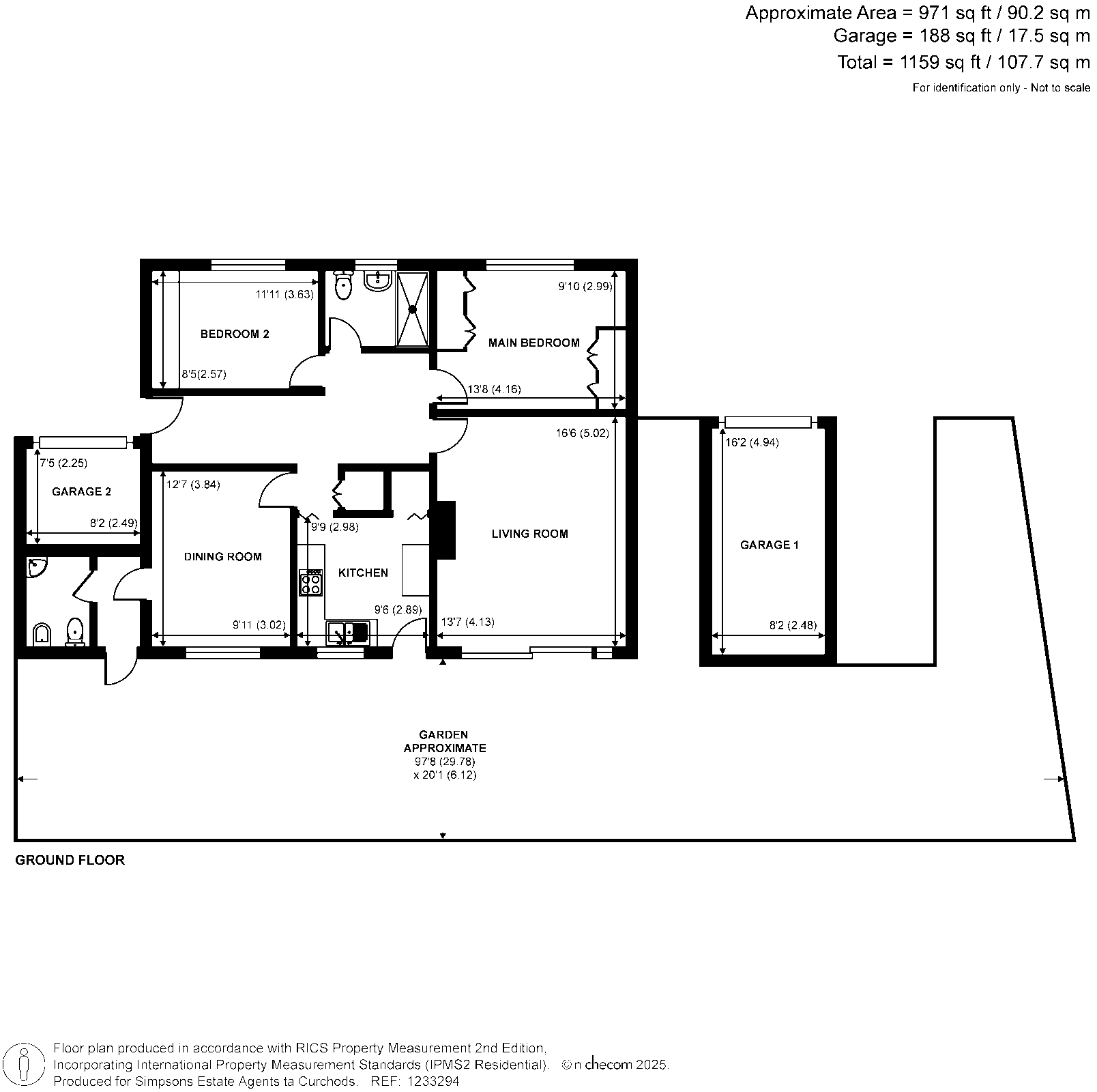 8, Dunboe Place, Shepperton floorplan