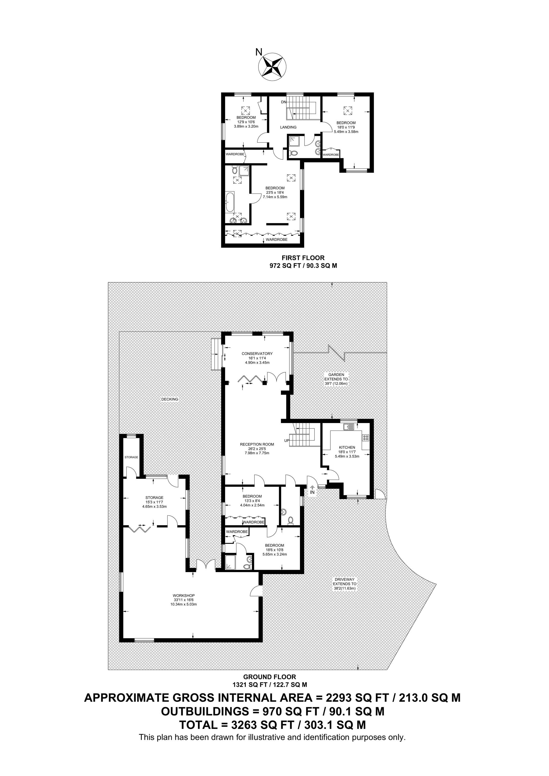 Well Grove, Whetstone floorplan