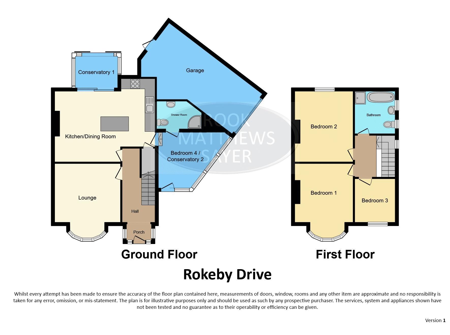 74, Rokeby Drive, Newcastle Upon Tyne floorplan