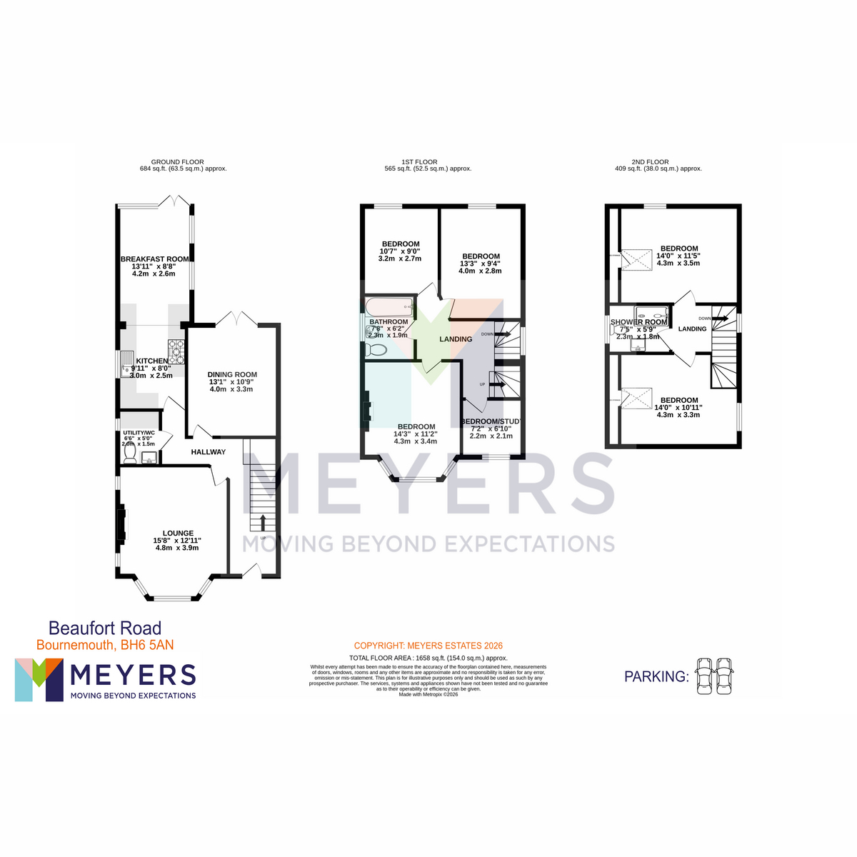 48, Beaufort Road, Bournemouth floorplan