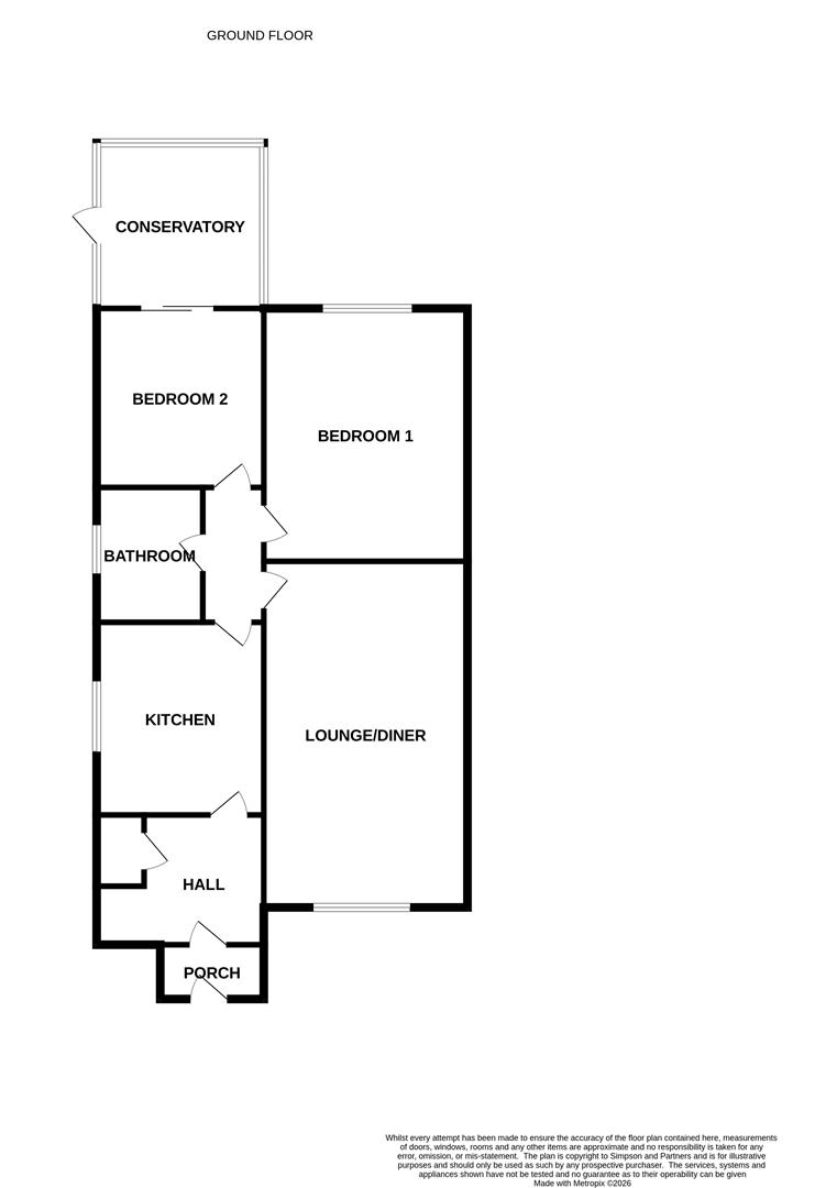 6, Popham Close, Wellingborough floorplan