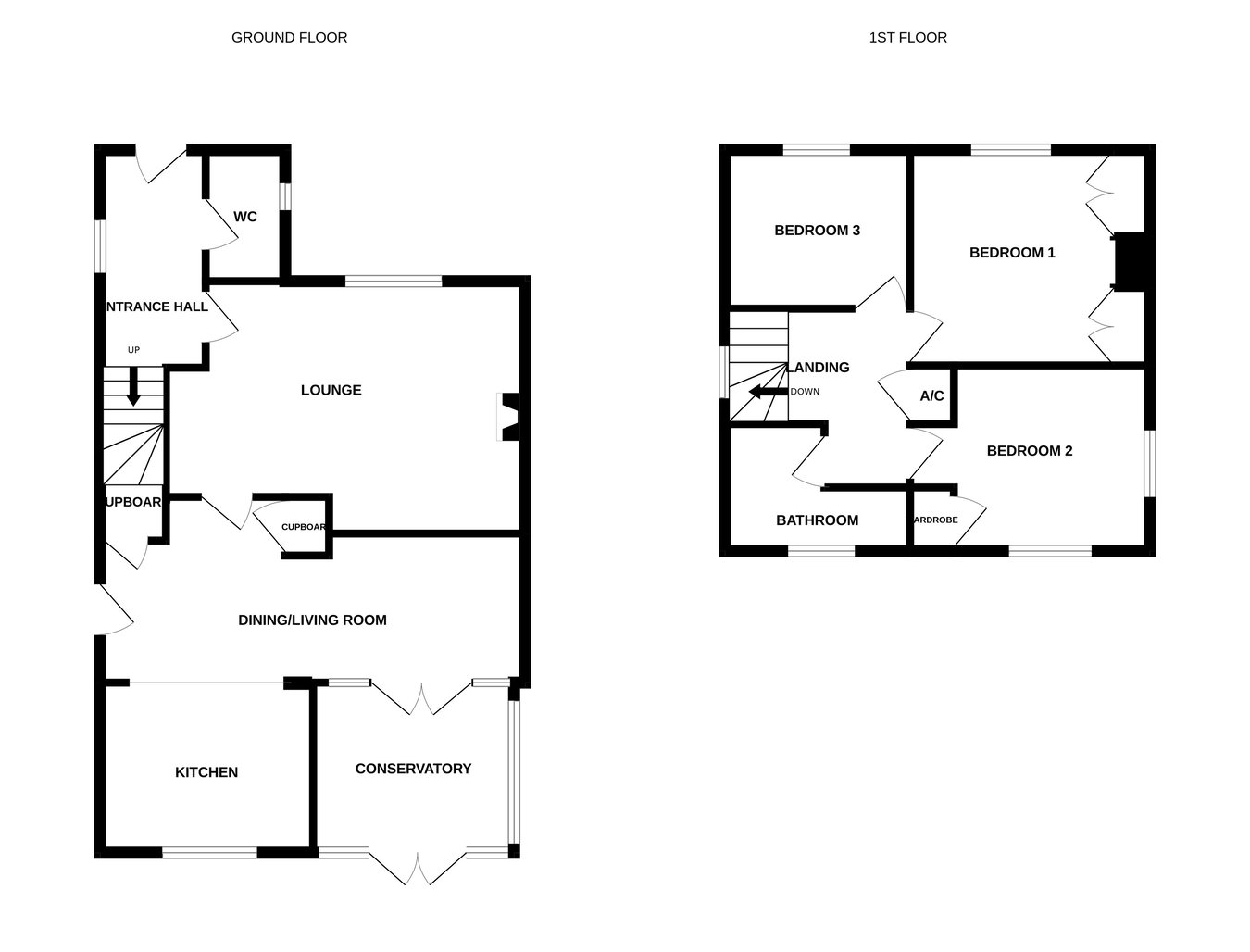 22, Rosefield Crescent, Tewkesbury floorplan