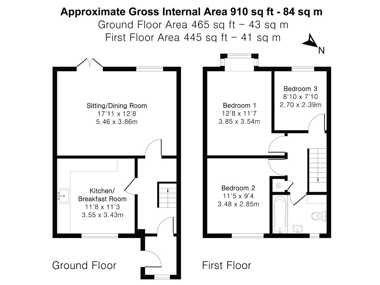 May Cottage, 9 Clinton Gardens, Okehampton floorplan